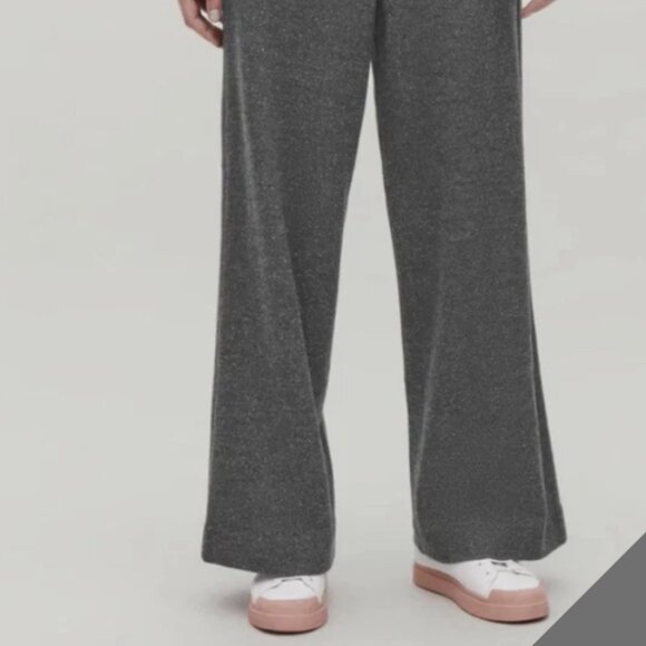 COS Wool Cotton Wide Leg Gray Tweed Pants Eur M - Picture 5 of 10